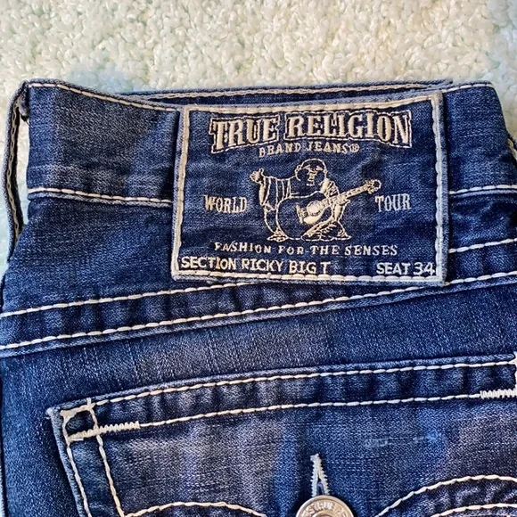 RICKY SUPER T STRAIGHT JEAN 34"